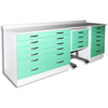 Classified Storage Combination Dental Cabinet